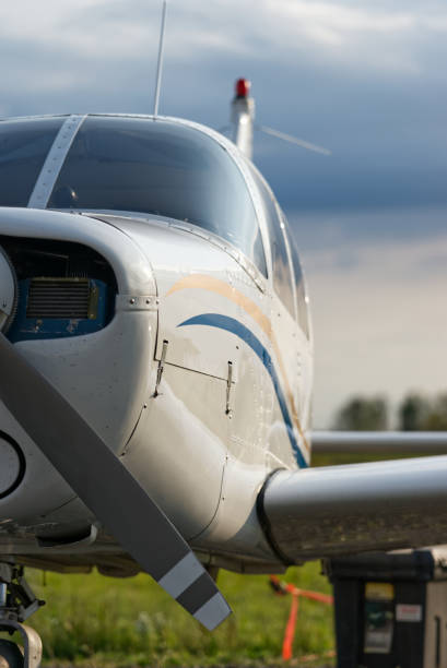 istock Front look of airplane 1346915264