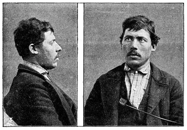 Vintage Photo of a crook - Scanned 1890 photo