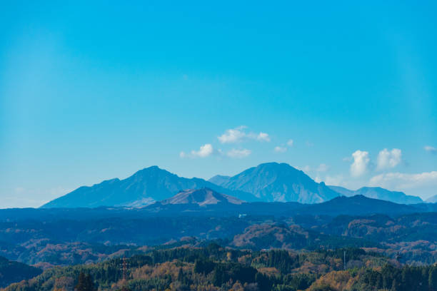 Kuju mountain range seen