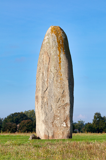 Archeological celtic stones in Brittany, Ile Grande