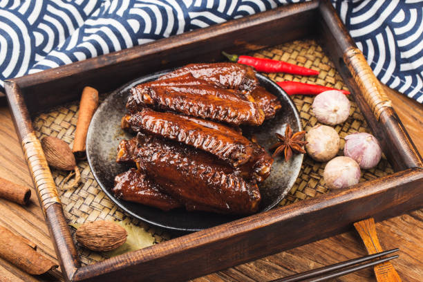 istock The duck's wings were boiled and placed on a  plate 1346924557