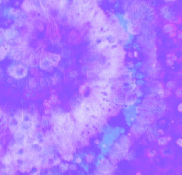 istock Purple Hippie Shirt. Abstract Circular Design. 1346926301