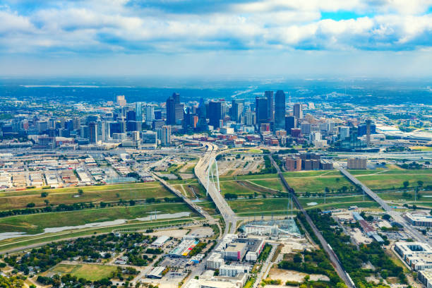 istock Dallas Skyline Aerial 1346927754