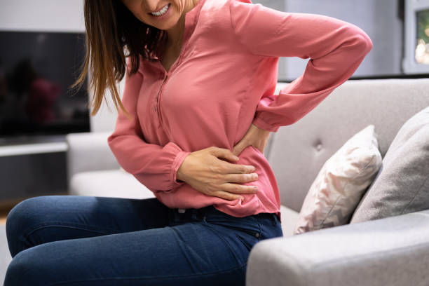 istock Woman Having Back Pain Or Backache 1346932831