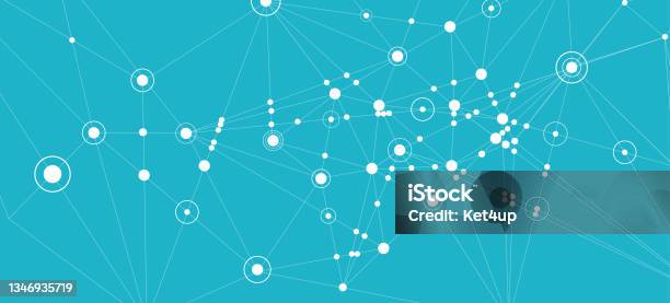 Network Connection Pattern Vector Background Network Connection Vector Background Stock Illustration - Download ...
