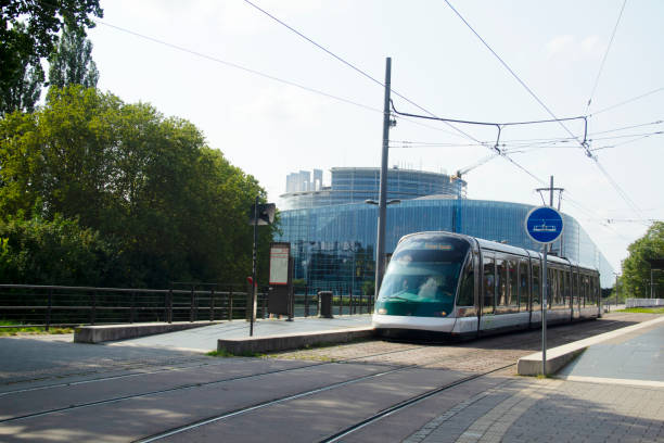 Louise Weiss Buildingのストックフォト