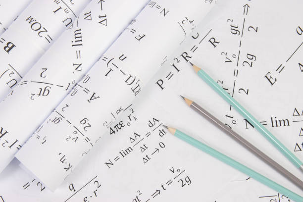 istock printed on paper mathematical electrical formulas, graphs and engineering drawings 1346943212