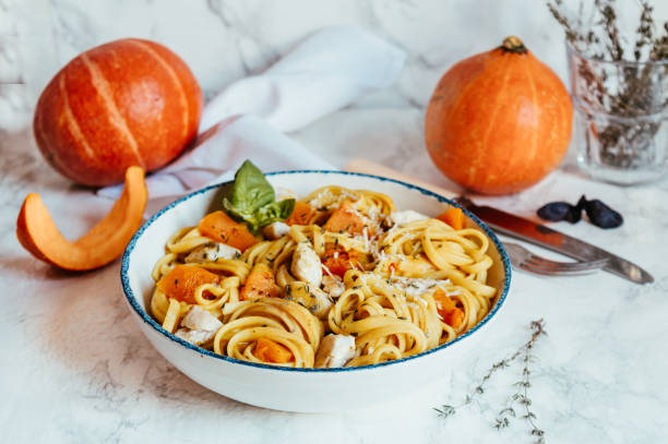 istock creamy pumpkin pasta 1346943299