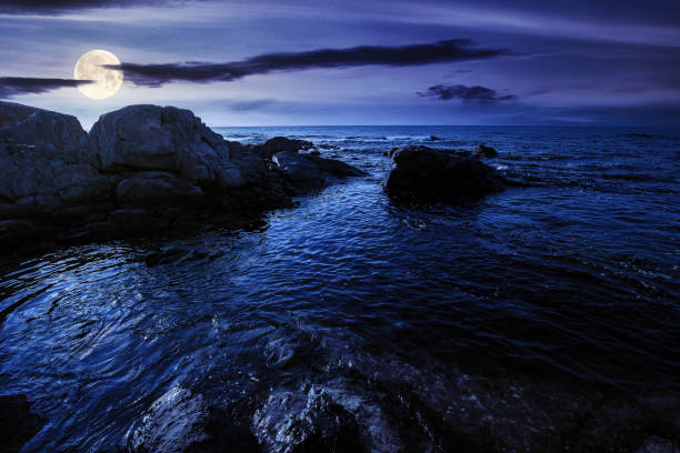 istock sea coast scenery at night 1346953382
