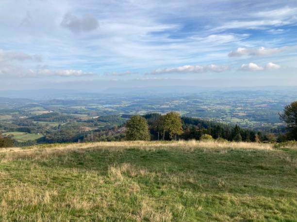 istock Amazing view on Morvan from Mont Beuvray 1346956733