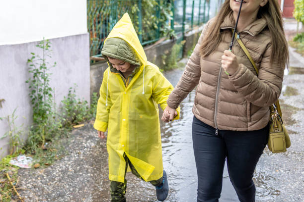 istock Great rainy day for a walk and fun 1346957633