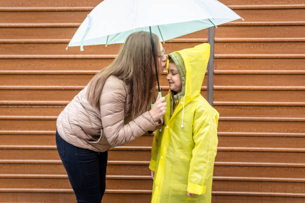 istock Great rainy day for a walk and fun 1346957648
