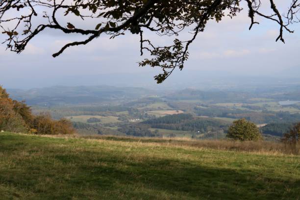 Amazing view on Morvan from Mont Beuvray