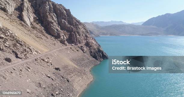 Cajon Del Maipo Canyon And Embalse El Yeso Andes Chile Stock Photo - Download Image Now