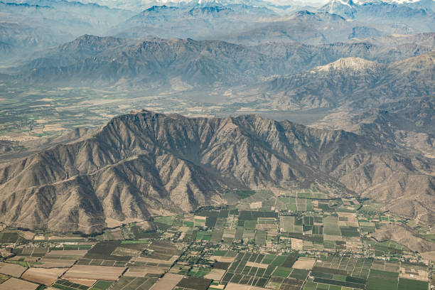 istock View from the airplane window of the Andes mountain range 1346966881