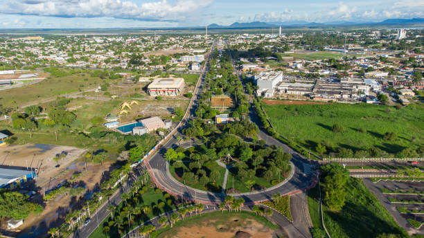 vista aérea de boa vista, roraima. - amazonas state fotos - fotografias e filmes do acervo