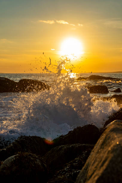 the wave of the Atlantic Ocean