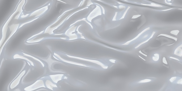 arruga de plástico blanco Hoja de silicona arrugas muescas de fondo de hoja de goma Ilustración 3D photo
