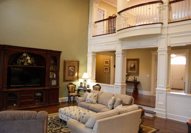 istock White Living Room with Balcony 1346997261