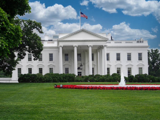 White House, Executive Mansion, Washington stock photo
