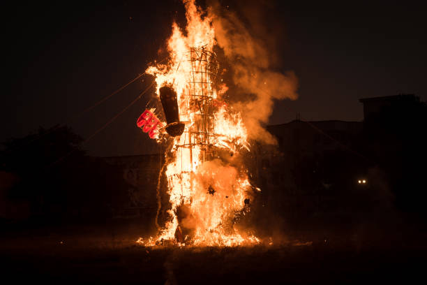 istock Dussehra celebration in India 1347011435