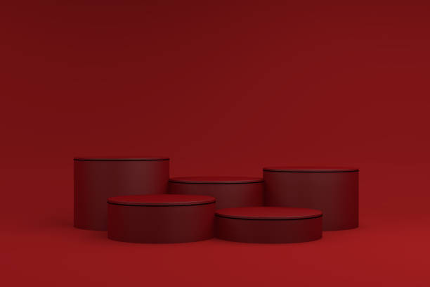 istock Abstract Podium, Rock Stone Platform Minimal Product Presentatiton 1347022270