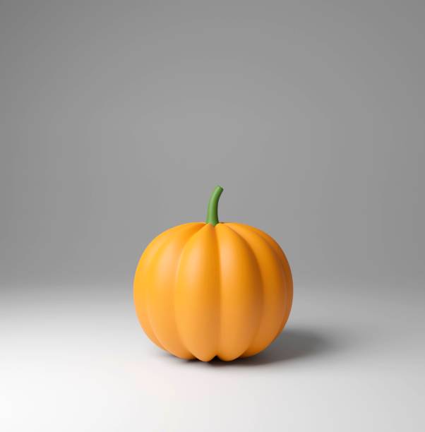 istock Halloween pumpkin on the background. 3D render 1347038215