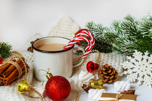 istock Christmas Cocoa with marshmallows. neweyar.Holiday. Selective focus 1347041720