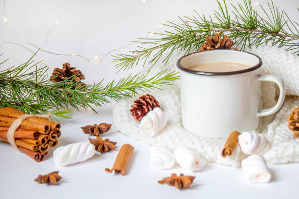 istock Christmas Cocoa with marshmallows. neweyar.Holiday. Selective focus 1347041751