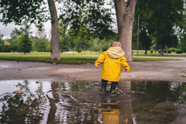 istock Little boy walking outdoors 1347052359