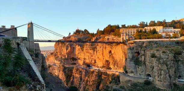 istock View of suspension bridge in Constantine, Algeria 1347055664