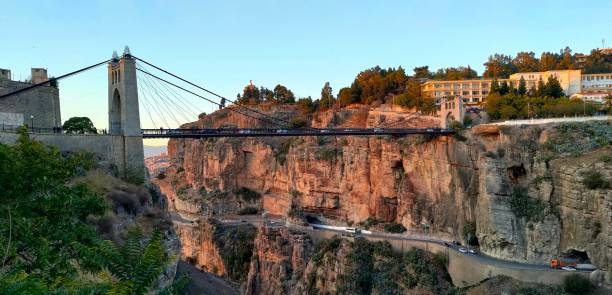 istock View of suspension bridge in Constantine, Algeria 1347058987