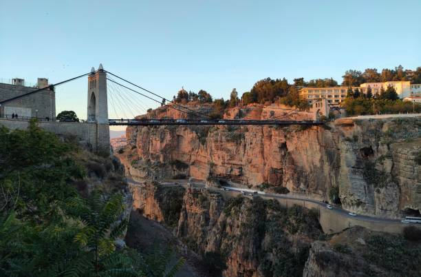 istock View of suspension bridge in Constantine, Algeria 1347066237