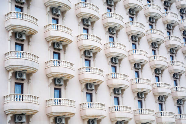 Architecture, Perspective, Air Conditioning And Ventilation