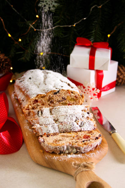 istock Christmas traditional fruit and nut cake 1347072204