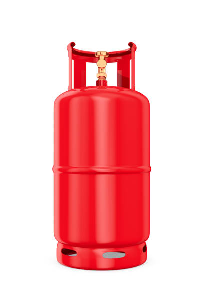 istock gas cylinder on white background. Isolated 3D illustration 1347073663