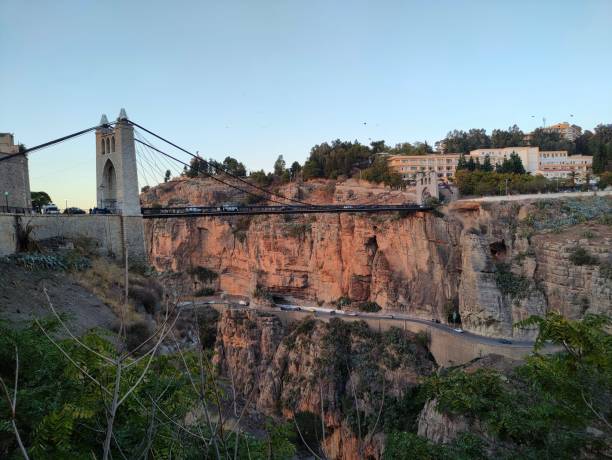 istock View of suspension bridge in Constantine, Algeria 1347073741