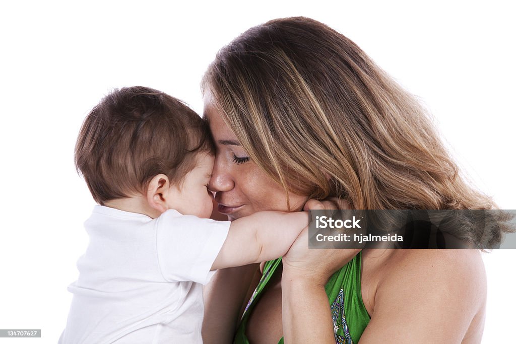 Madre con su bebé bebé - Foto de stock de Abrazar libre de derechos