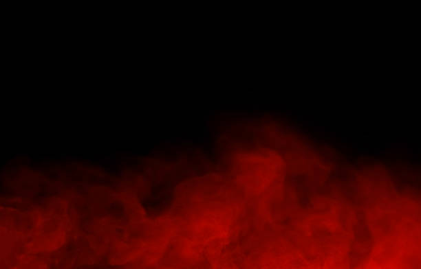 Floating Red Smoke Stock Photo - Download Image Now - Red, Smoke - Physical  Structure, Steam - iStock