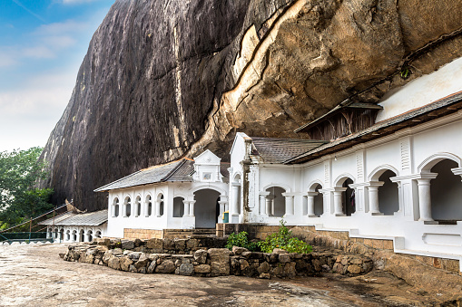 The Dambulla Cave Temple in Dambulla, Sri Lanka