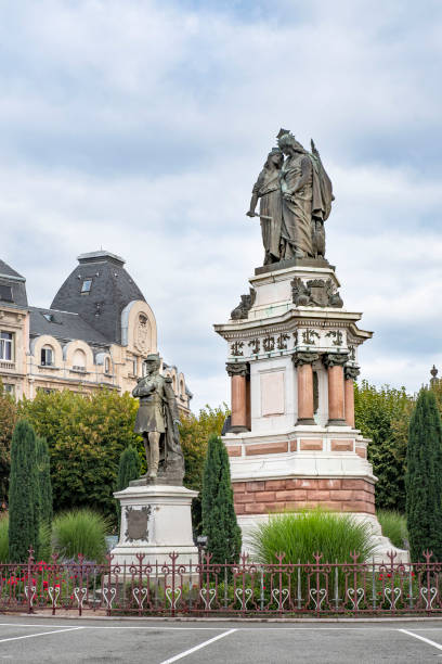 statue of belford - belfort imagens e fotografias de stock