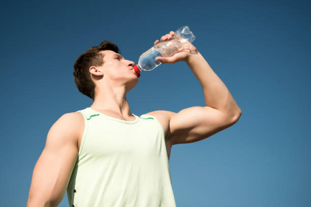 istock Bodybuilder with muscular hands muscles biceps, triceps 1347081791