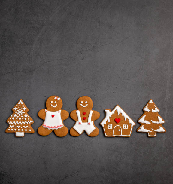 istock Christmas Gingerbread Cookies Family concept 1347100140