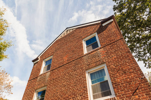 istock Looking-up view of a multi-family house unit. 1347100760