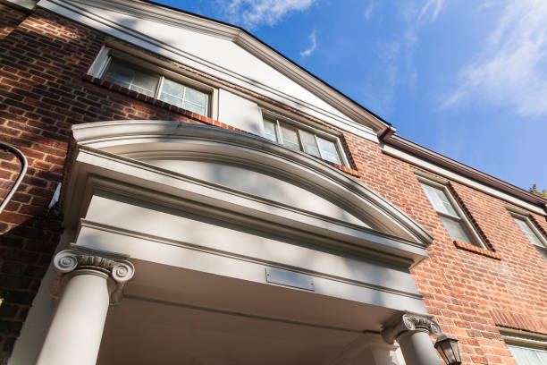 istock Looking-up view of a multi-family house unit. 1347100832