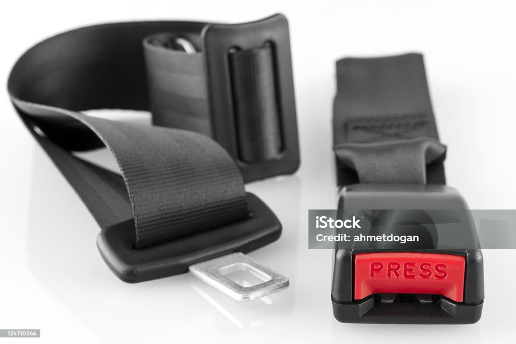 Seat belt isolated on a white background seat belt Seat Belt Stock Photo