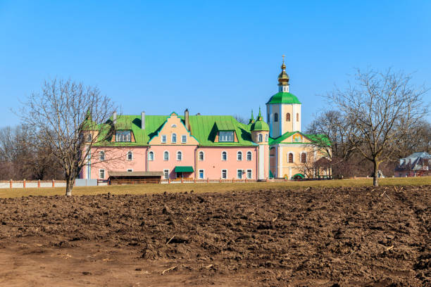 istock Holy Trinity Motroninsky convent in Kholodny Yar, Ukraine 1347103137
