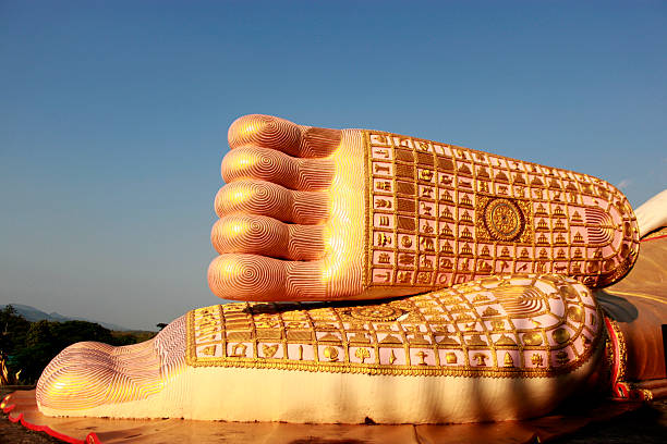 istock Footprint of Golden Buddha 134710964