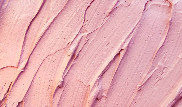 istock Cosmetic texture clay mask for face and body. Selective focus. 1347109673