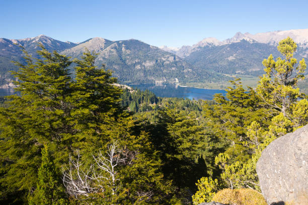 istock Lakes Nahuel Huapi and mountain Campanario 1347115280
